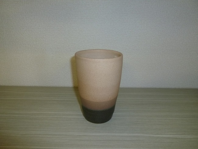 益子焼 ロングカップ(夕焼け)