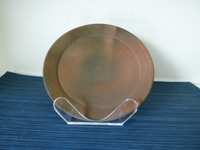益子焼 焼締皿