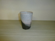 益子焼 面取りビア
