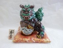 九谷焼　立獅子・交趾