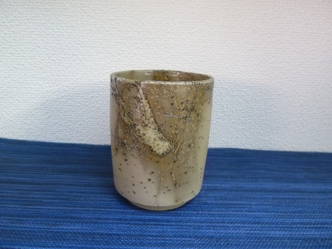 常滑焼　藻掛湯呑