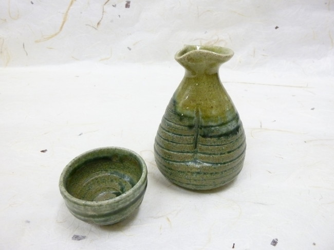 信楽焼　あく流　酒器セット