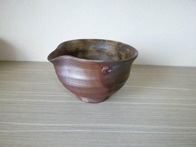 備前焼　片口めだか注ぎ