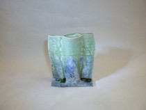 裏木曽焼　清流一輪挿し