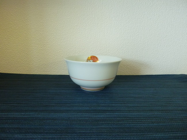 有田焼　寿赤絵煎茶碗揃