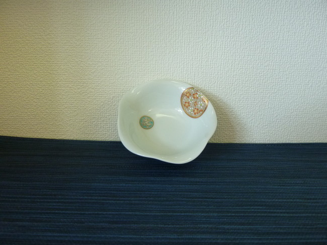 有田焼　寿赤絵小皿揃