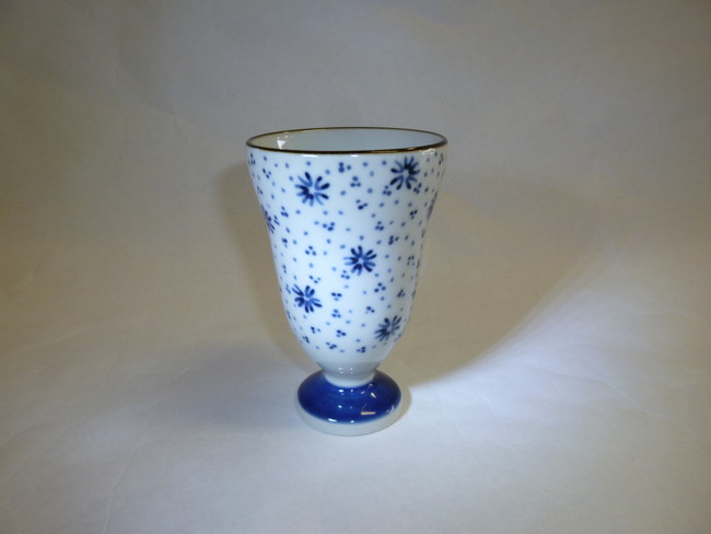 美濃焼　花ちらし　ワインカップ