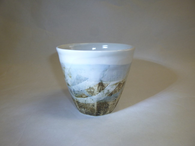 美濃焼　白面取カップ