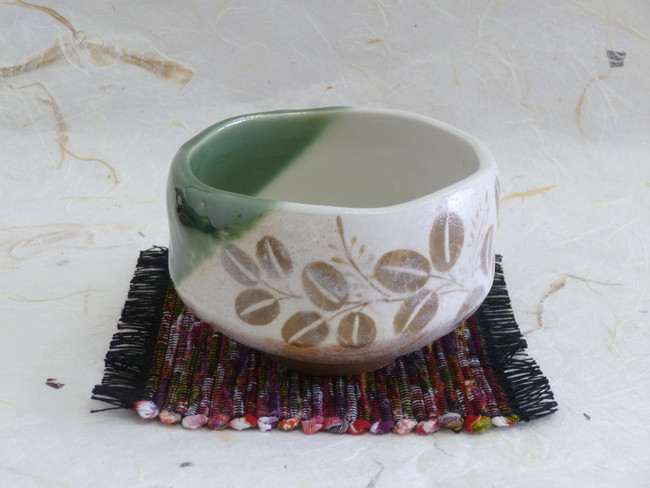 美濃焼　萩ミニ抹茶碗