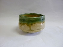美濃焼　抹茶碗織部