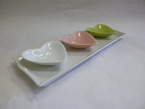 美濃焼　こころ豆鉢&トレイ