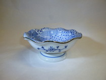 美濃焼　古紋　高台デザート皿