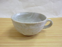 美濃焼　白たたきスープ碗