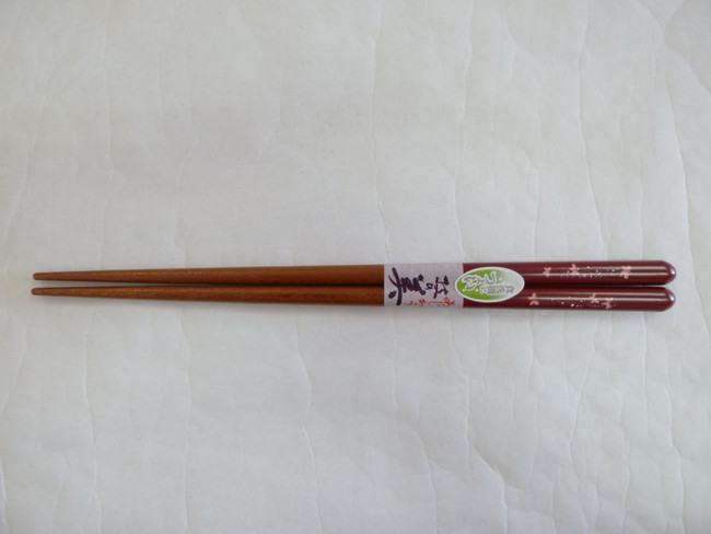 若狭塗　箸　春咲蝶