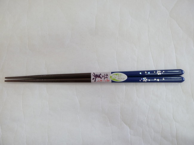 若狭塗　箸　桜花