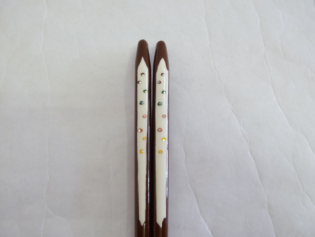 若狭塗　箸　白鳥