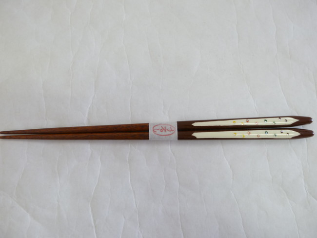 若狭塗　箸　白鳥