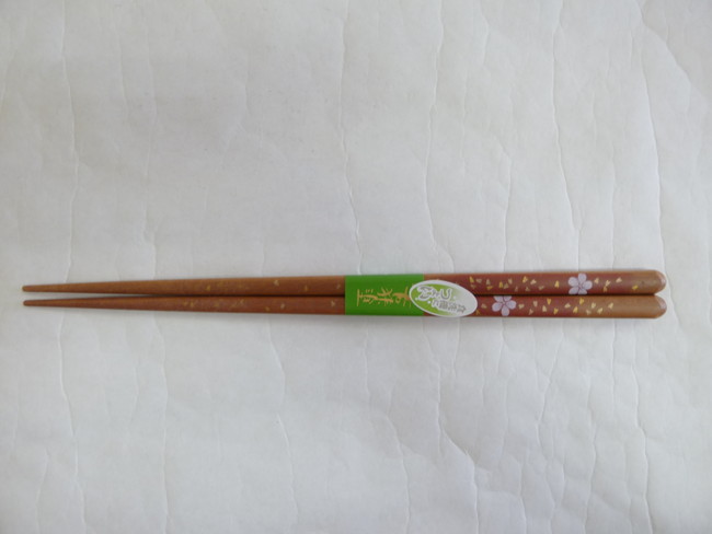 若狭塗　箸　銀河桜