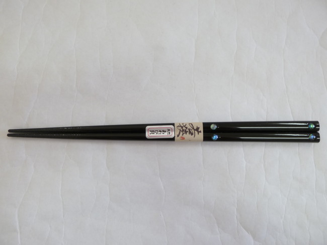 若狭塗　箸　雫玉