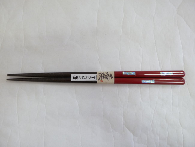 若狭塗　箸　飛翔