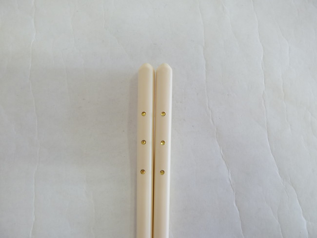 若狭塗　箸　キャロル(イエロー)