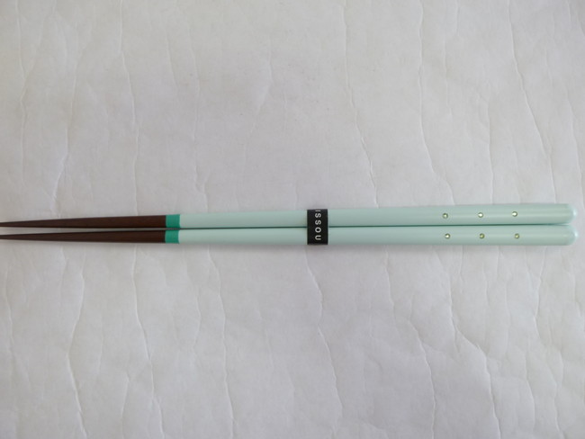 若狭塗　箸　キャロル(グリーン)