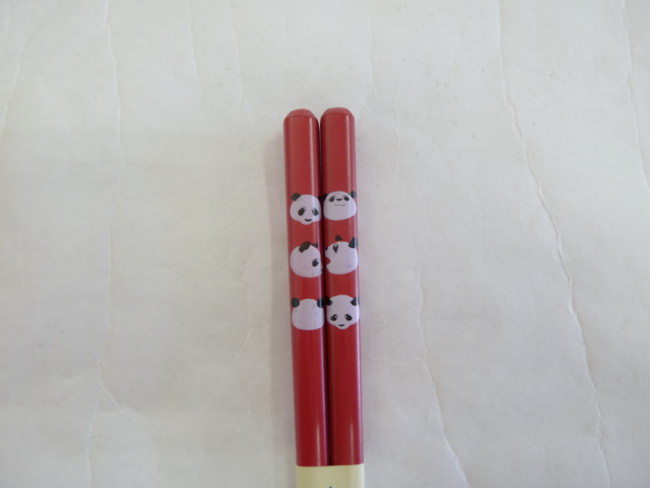 若狭塗　子供箸　パンダ
