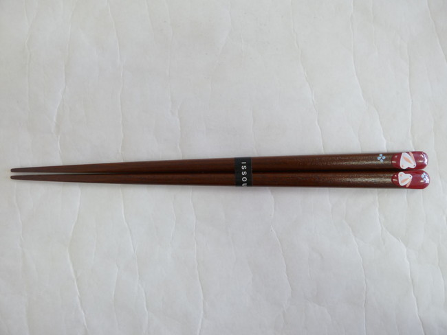 若狭塗　箸　ペアうさぎ